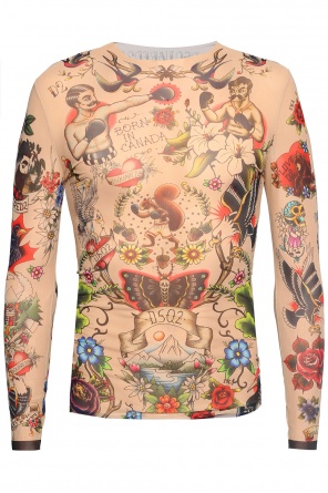 T-shirt with tattoo motif, zdjęcie 1 T-shirt with tattoo motif od Dsquared2